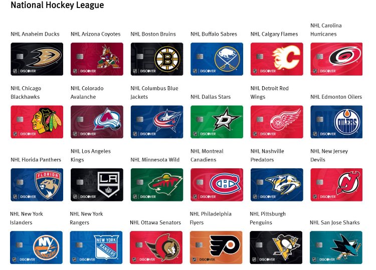 What is the Discover NHL card - nhl discover card benefits