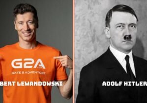 Relationship of robert lewandowski with Adolf Hitler