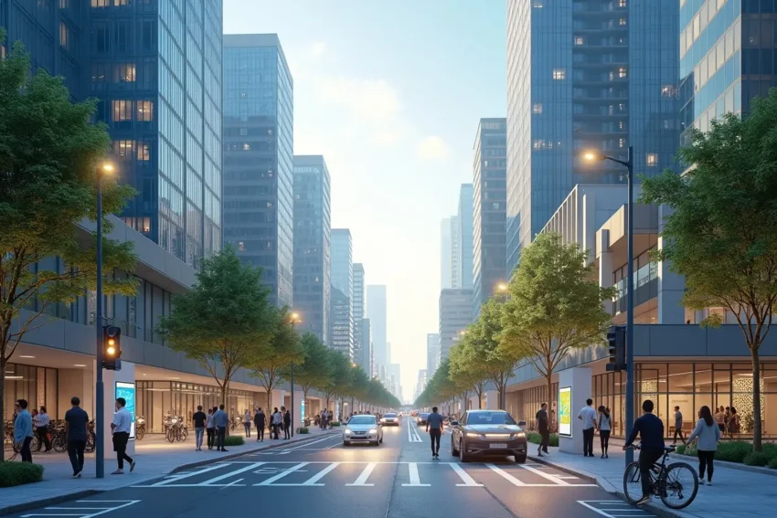 innovative smart city technology enhancing modern urban living convenience