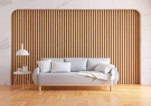 Wood Paneling in Modern Interior