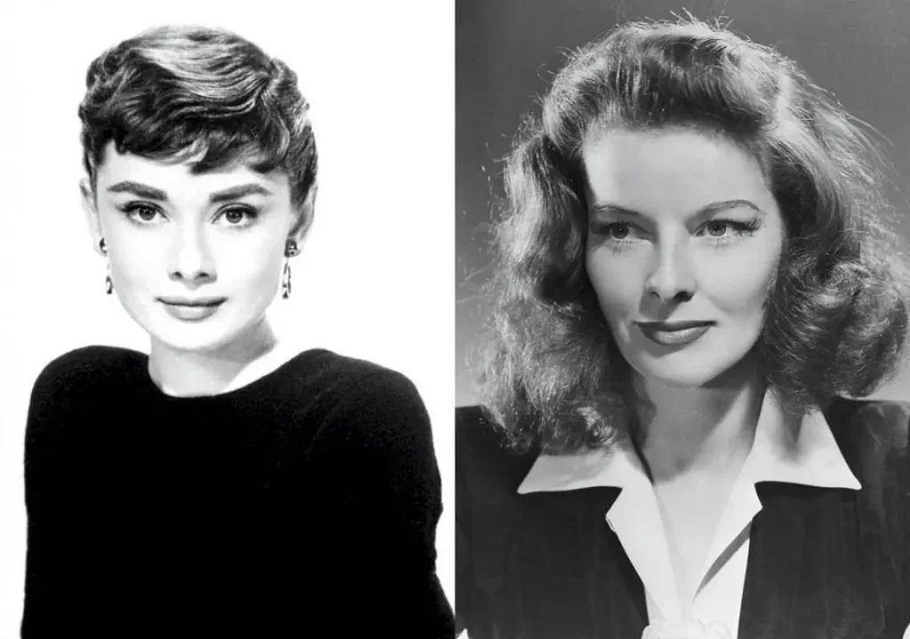 is Audrey Hepburn related to Katherine Hepburn