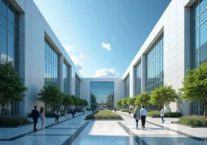 Building Office Spaces Business Identity