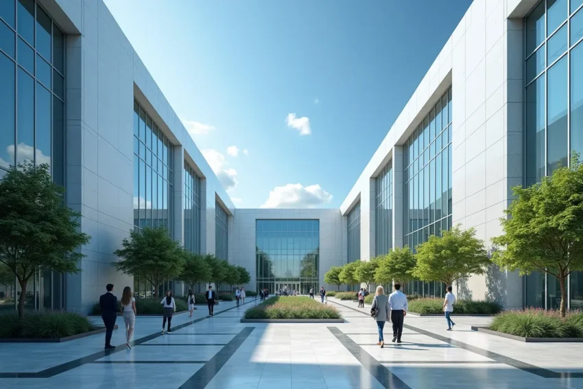 Building Office Spaces Business Identity
