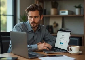 person purchasing bitcoin securely through digital wallet