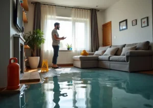 plumbing disaster at home