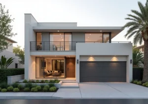 modern home exterior highlighting elegant and functional casement windows design