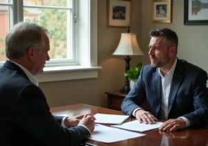 injured person consulting personal injury lawyer after accident in connecticut