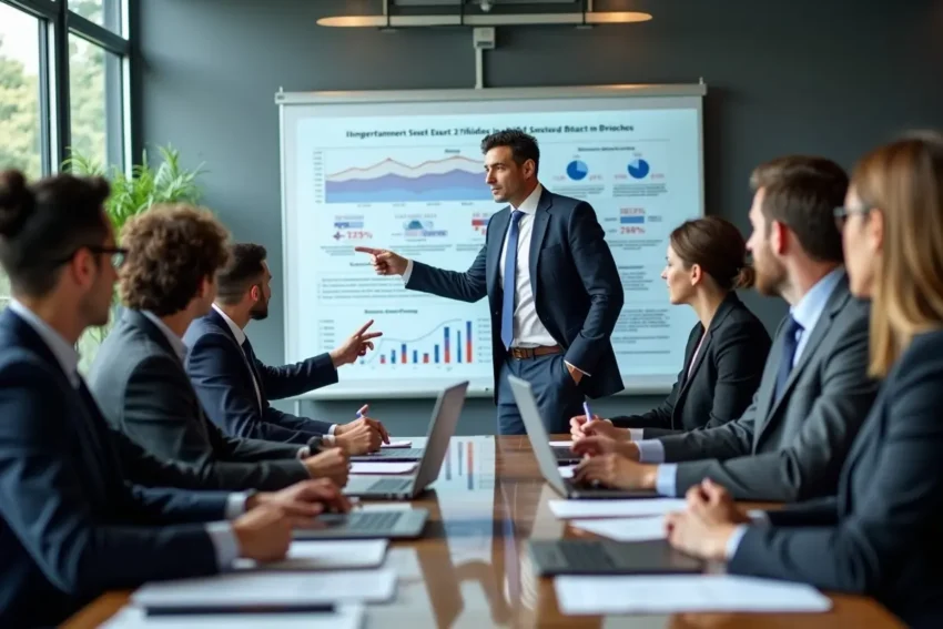 business team addressing corporate fraud impact on brand reputation