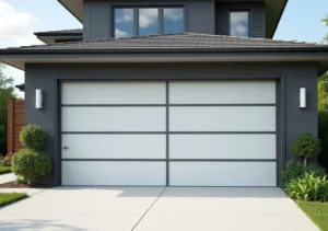 modern insulated garage door improving home energy efficiency and security
