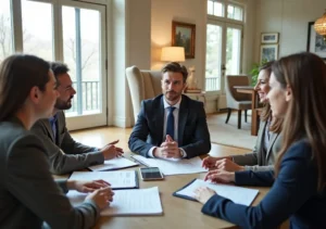 real estate agent negotiating quick home sale for maximum property value