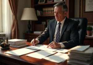 lawyer reviewing crucial evidence to strengthen personal injury case