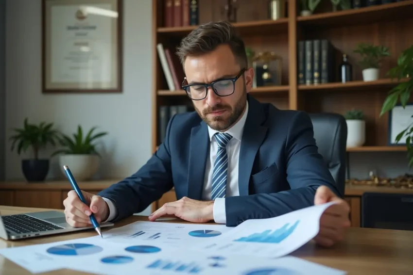 personal injury attorney planning marketing strategy to attract new clients