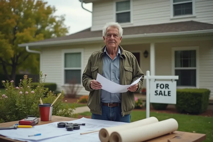 homeowner deciding between renovating property or selling quickly for cash