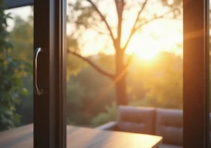 home window with solar tint blocking harmful uv rays effectively