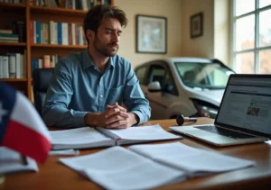 car accident victim learning about texas laws before filing claim
