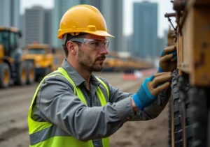 worker practicing smart safety habits to prevent workplace accidents