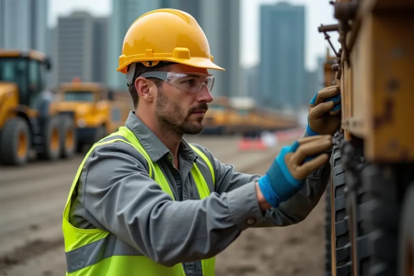worker practicing smart safety habits to prevent workplace accidents