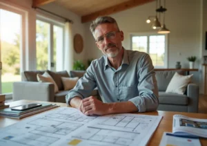 homeowner reviewing benefits of investing in a fully custom-built home