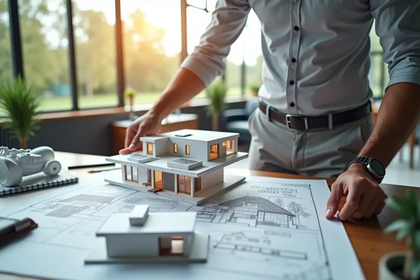 architect planning innovative features to future proof custom home design