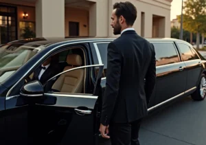 personal chauffeur driving clients to special occasions in luxury vehicle