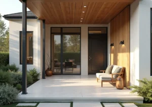 modern porch design blending classic charm with contemporary living style