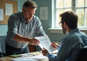 injured worker filing the compensation claim to employer