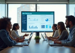 a team of experts brainstorming new ideas