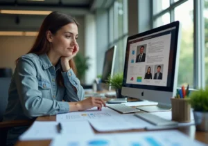 employer conducting background checks to evaluate candidates thoroughly and fairly