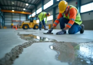 concrete flooring repairs supporting safety and durability in business facilities