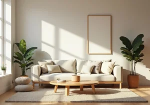 decorating cozy and simple living room