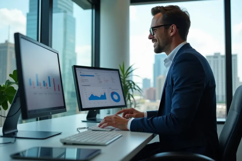 manager adopting innovative methods to streamline property management operations