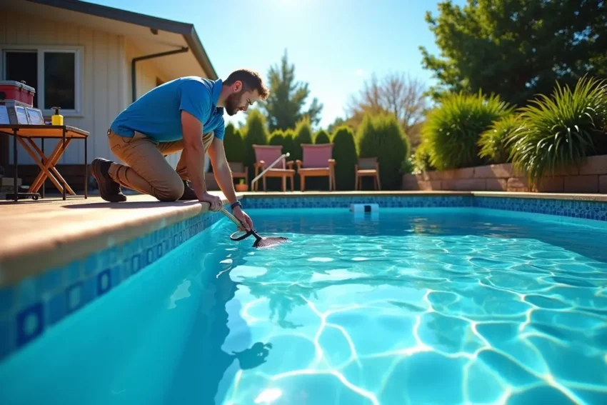 what to do after installing a swimming pool
