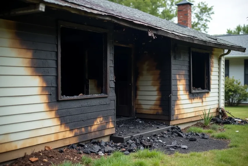 common fire damage types affecting residential homes