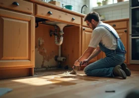 How to Fix Water Damage Under Sink
