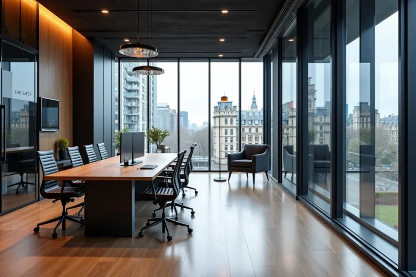 smart and stylish office fit out design in london