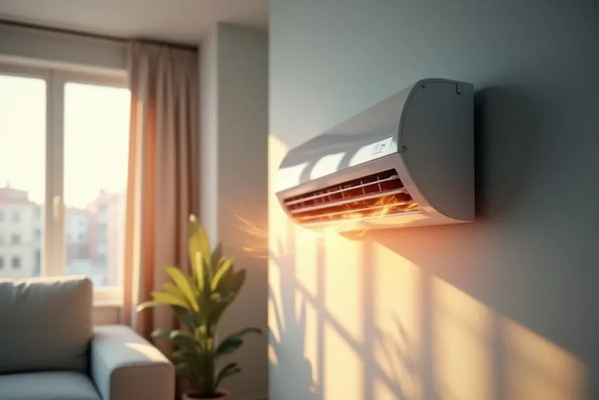 air conditioner blowing warm air despite being on