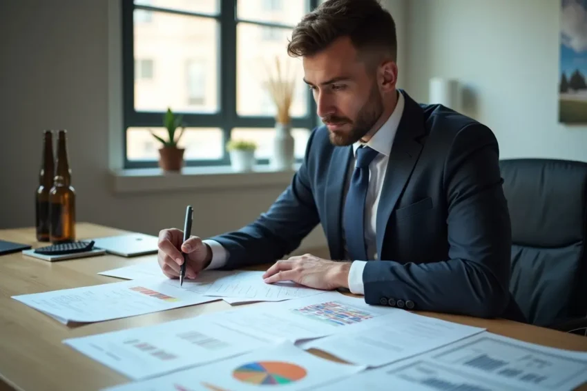 real estate investor reviewing cost segregation analysis