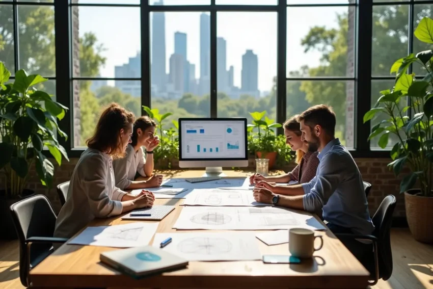 business systems supporting sustainable design studio growth