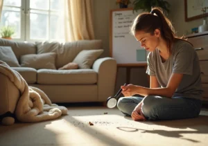 homeowner suspecting flea infestation and planning next steps