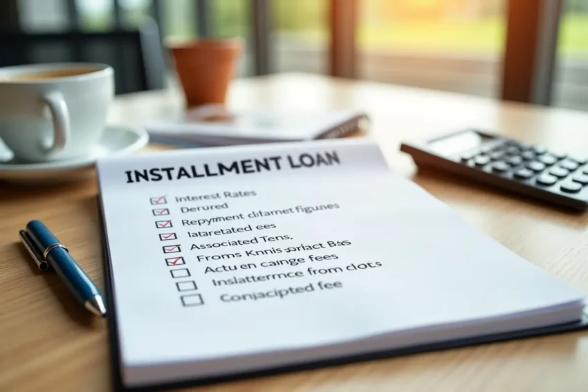 simple checklist for evaluating installment loan options