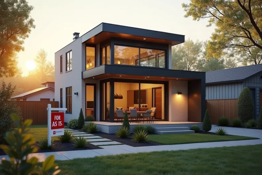 selling modern small house as is advantages and disadvantages