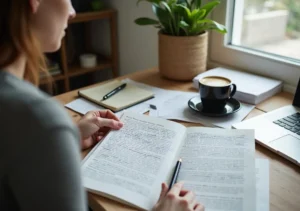 blogger reviewing guest post draft for improvements