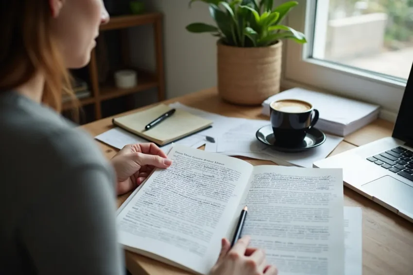 blogger reviewing guest post draft for improvements