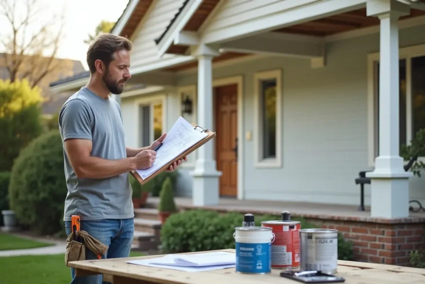 homeowner upgrading property with renovations to increase home value
