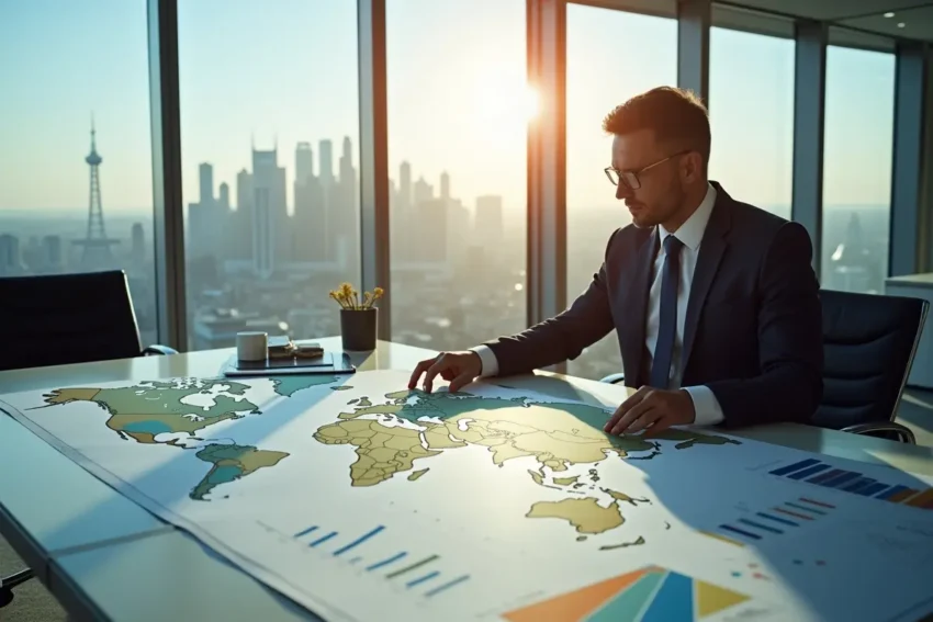 investor exploring international real estate diversification opportunities