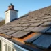 damaged roof showing warning signs requiring professional roofer inspection