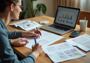 couple planning wedding budget with smart cost saving strategies