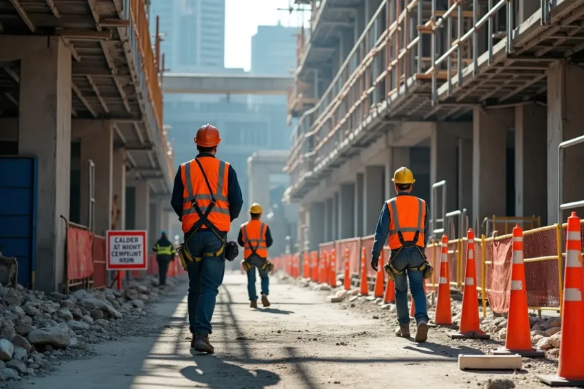 construction site safety mistakes causing hazards and potential shutdown risks