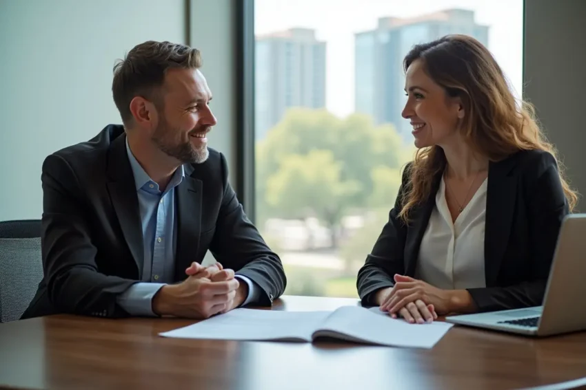 client consulting disability lawyer for social security benefits application support