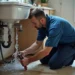 professional plumber fixing emergency leak to prevent major water damage